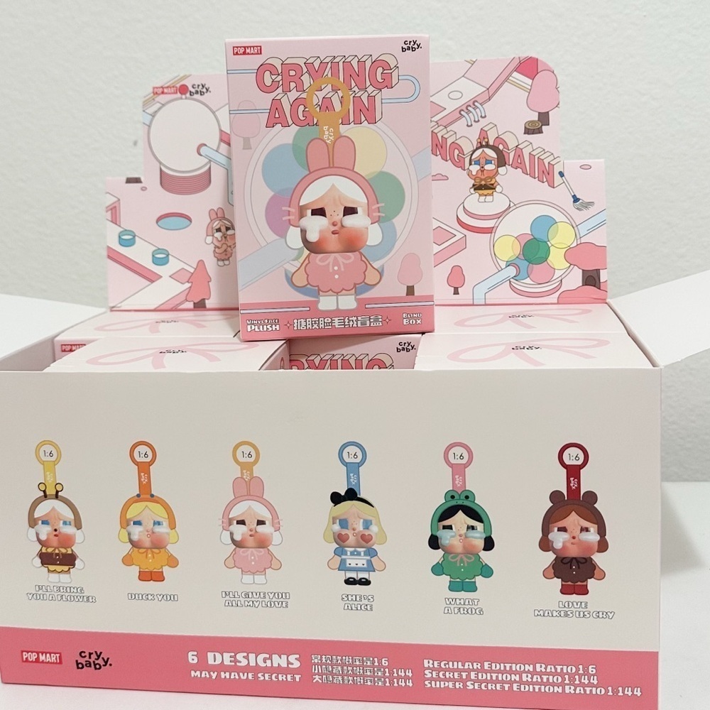 Pop Mart Crybaby Crying Again Blind Box NIB - Picture 7 of 11